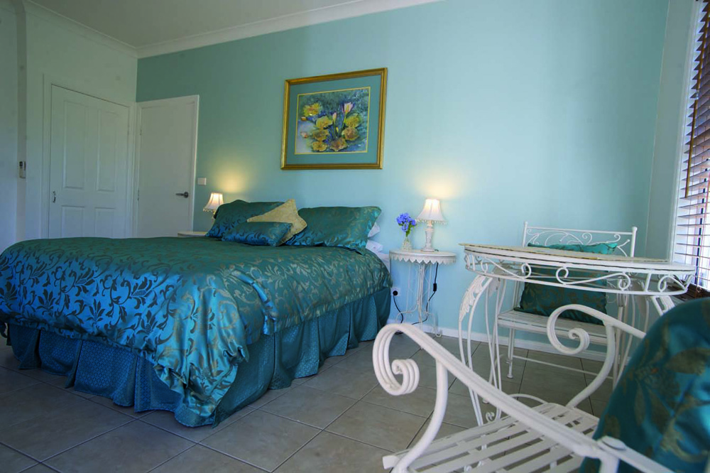 Comfortable private bedroom at Allcroft House